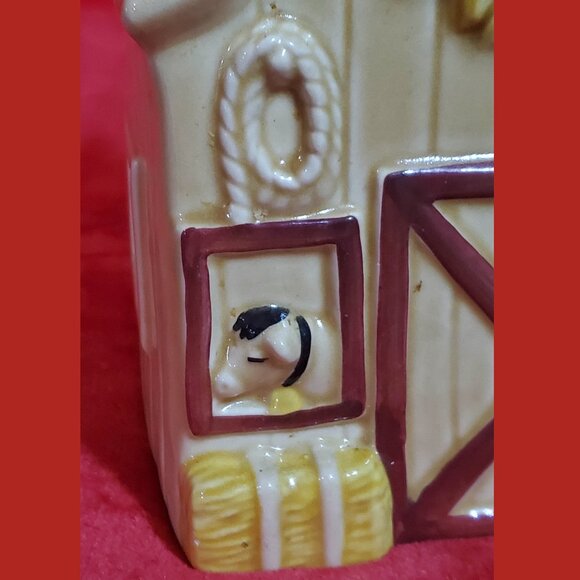 Metlox Cookie Jar MAC'S BARN VINTAGE Poppytrail VERY RARE Hard to Find ROOSTER - Picture 9 of 16